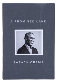 Barack Obama Signed A Promise Land Book (Beckett)